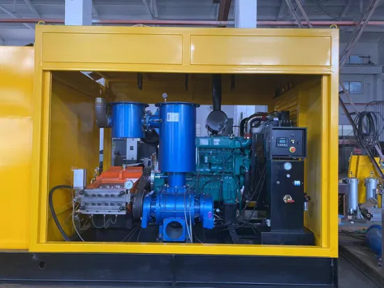 High Efficiency Recycling Type Airport Runway Rehabilitation Rubber Removal Road Marking Cleaner High Pressure Pump Water Jetting Machine China Manufacturer